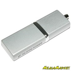 SP004GBUF2710V1S  -`i Silicon Power LuxMini 710 4GB Silver,  "SmartKit",  